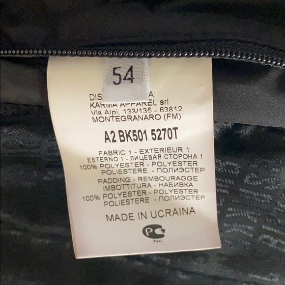 Bikkembergs - Black Caban Short Coat - Picture 10 of 14